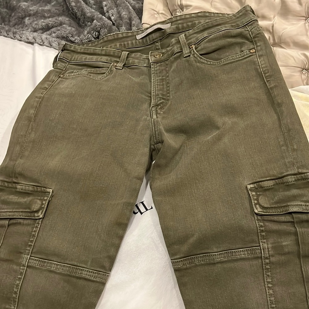 Military Green with pocket on both  side